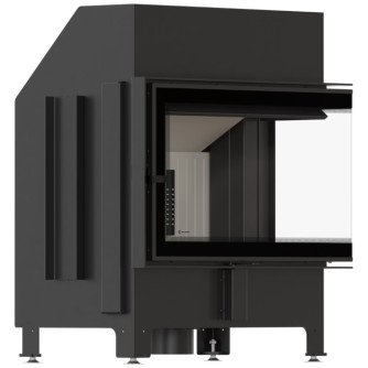 KRATKI Kominek ZIBI ECO 9,9 kW Ø 180 narożny prawy z...