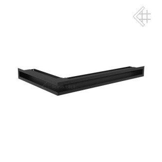 Kratka wentylacyjna luft narożny prawy 400x600x60 mm - kolor czarny WYSYŁKA GRATIS