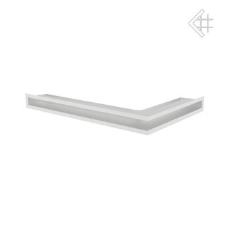 Kratka wentylacyjna luft narożny lewy 600x400x60 mm - kolor biały WYSYŁKA GRATIS